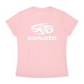 WHITE LOGO SLIM FIT WMNS Tee