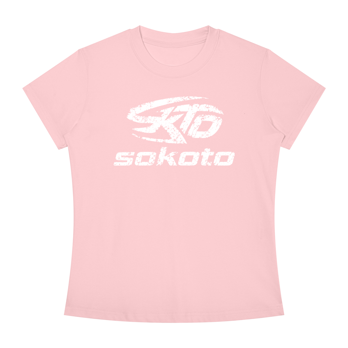 WHITE LOGO SLIM FIT WMNS Tee