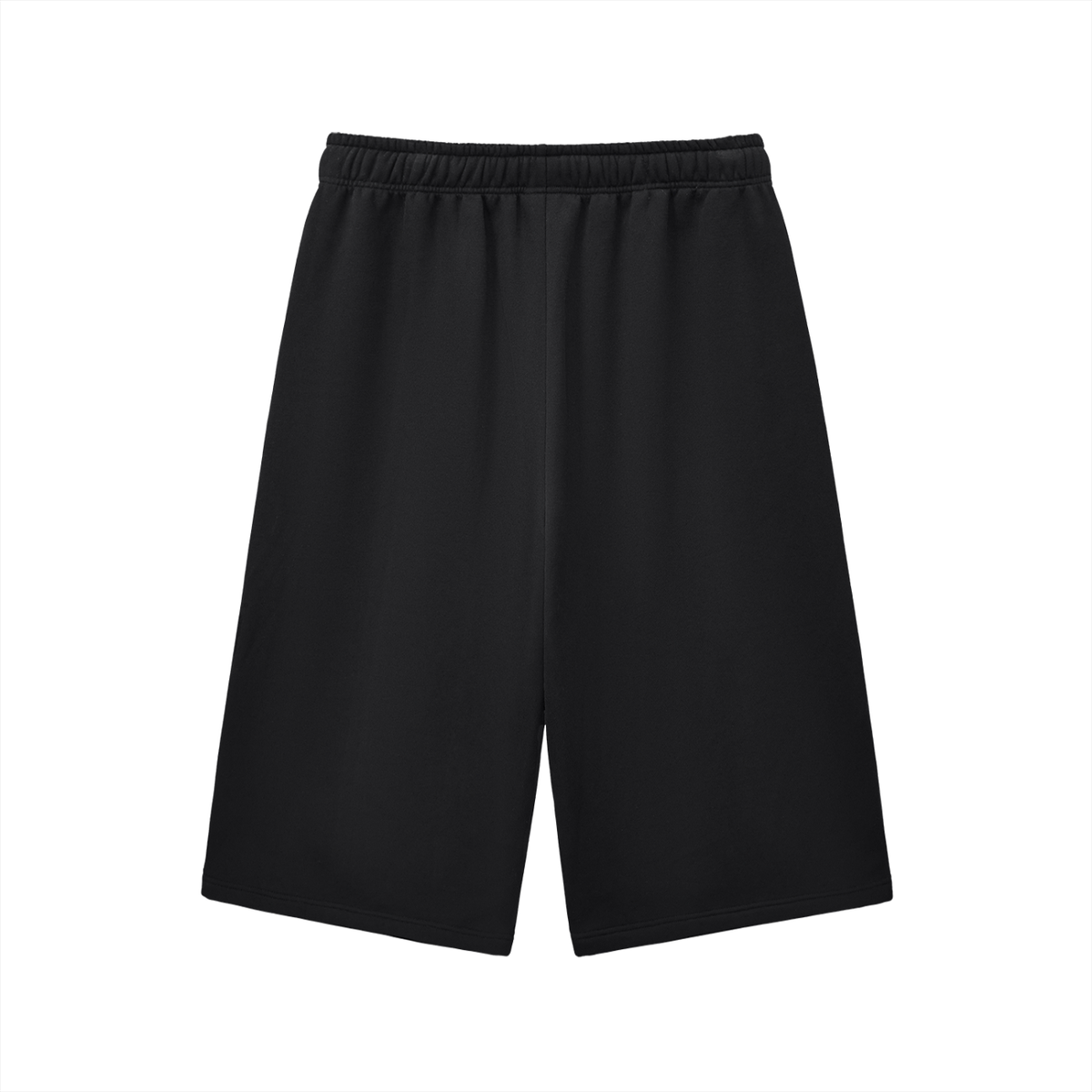 WHITE N GREY LOGO 3/4 SHORTS